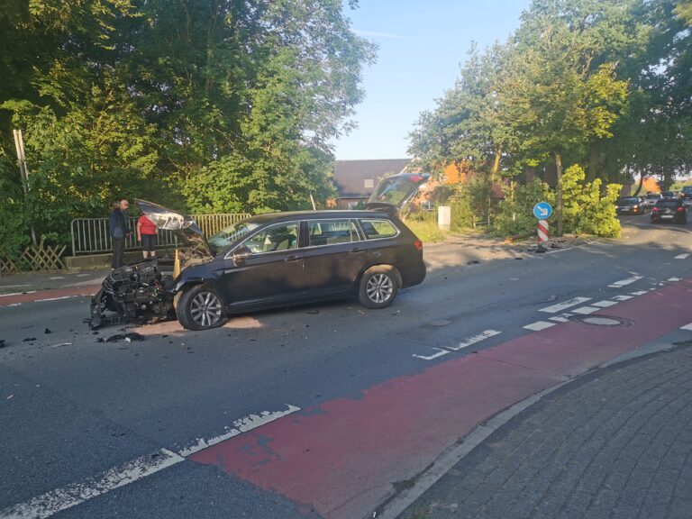 PKW prallt gegen Baum 